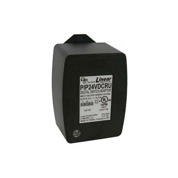 LINEAR 24 VDC Power Supply Linear Plug, Electrical Distributing, Mfr#: PIP24VDCRU